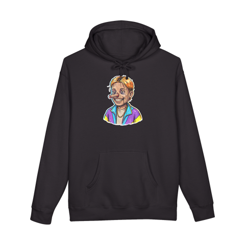 Snitches Get Sawdust Funny Woodworker Hoodie — Black