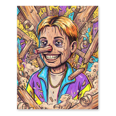 Snitches Get Sawdust Poster — Funny OSHA Workplace Art