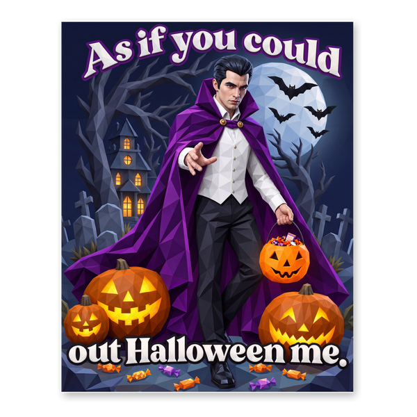 Spooky Season Apex Predator — Funny Halloween Poster