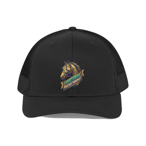 Sportsbook Philanthropist Hat - Funny Sports Betting Cap — Black
