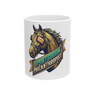 Sportsbook Philanthropist Mug — Funny Sports Betting Gift