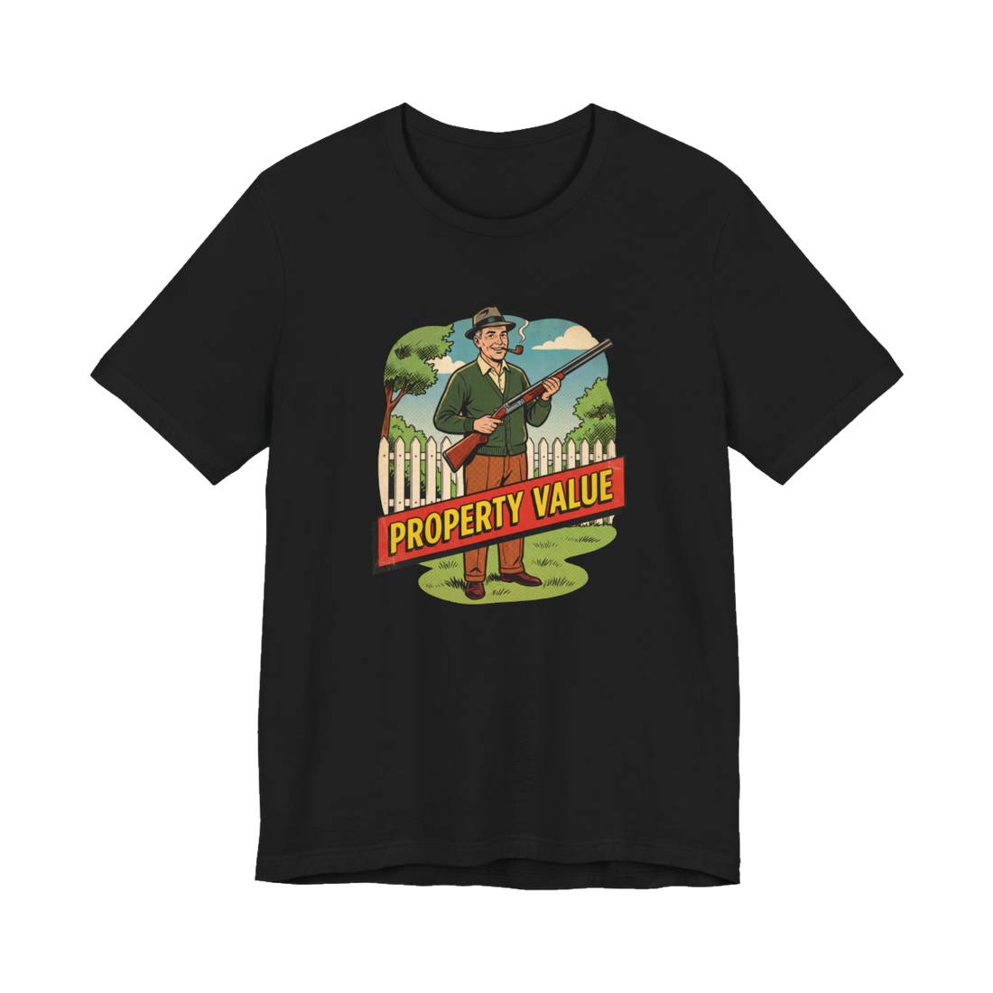 Stand Your Groundcover — Funny HOA Lawn Care T-Shirt — Black