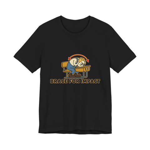 Standard Academic Protocol Shirt — Funny College Survival Tee — Black