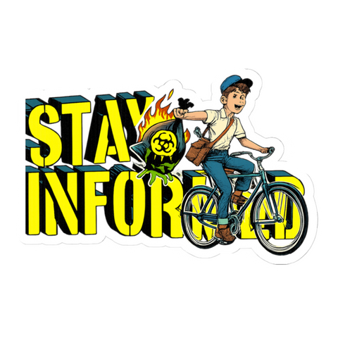 Stay Informed — Funny Doomscrolling Sticker