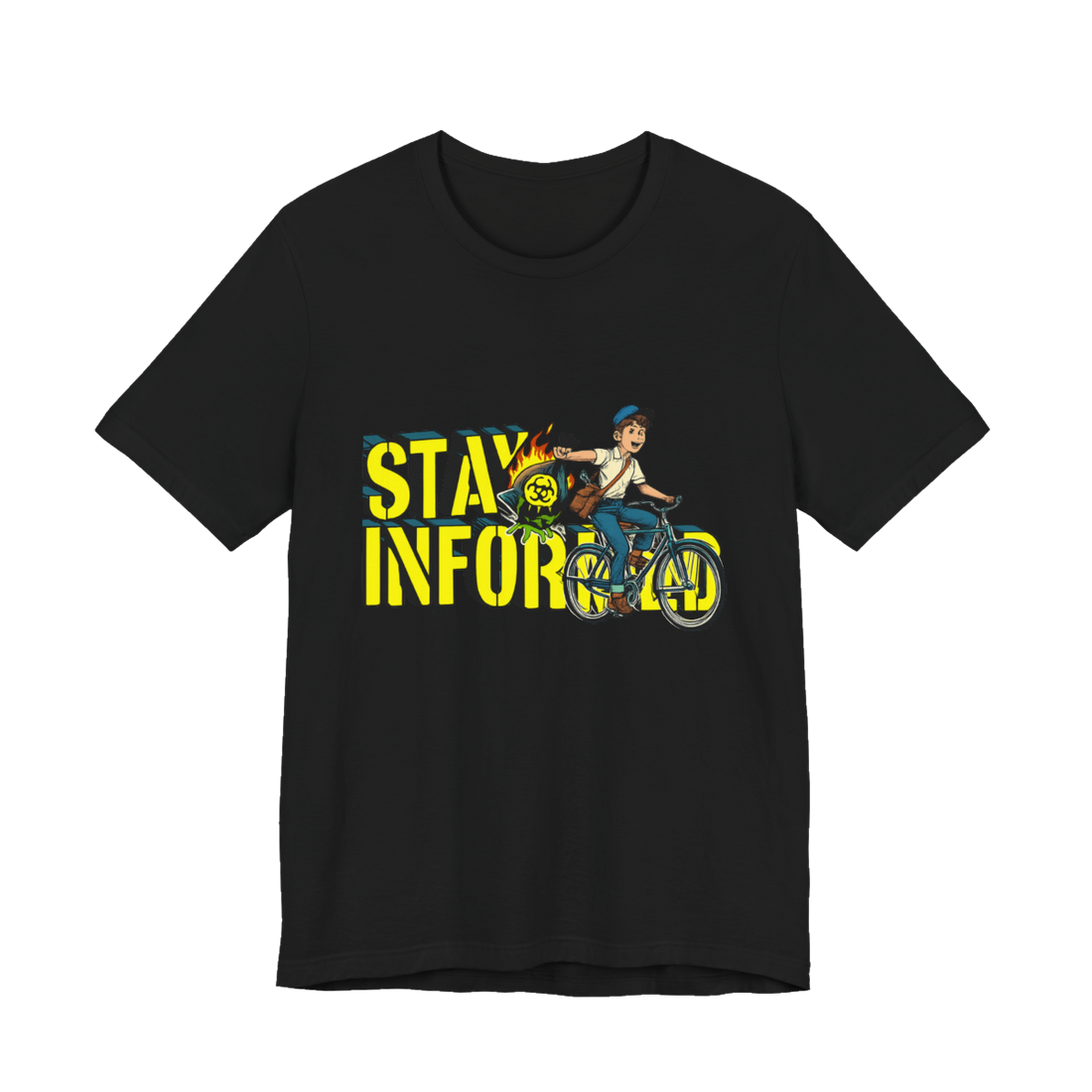 Stay Informed Doomscrolling Shirt — Funny Psychic Damage Tee