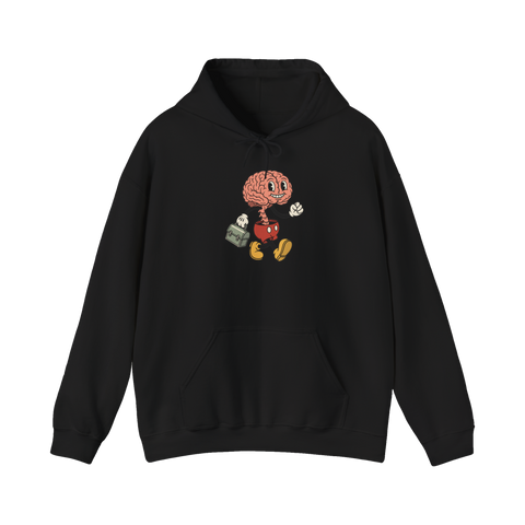 Steamboat Spinal Cord — Funny Macabre Parody Hoodie — Black