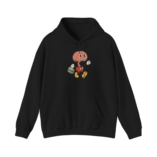 Steamboat Spinal Cord — Funny Macabre Parody Hoodie — Black