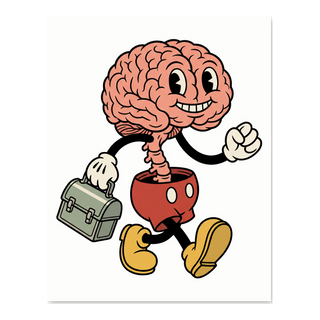 Steamboat Spinal Cord — Creepy Retro Cartoon Poster