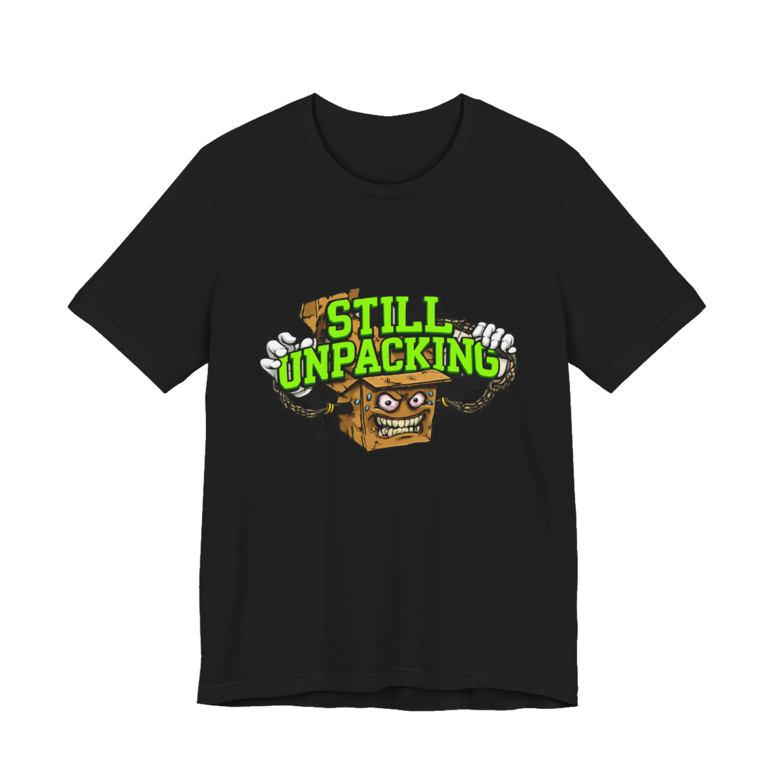 Still Unpacking — Funny Emotional Baggage & Therapy T-Shirt