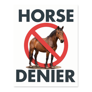 Stop Believing In Horses — Poster
