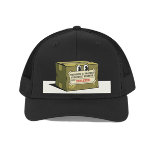 Thoughts & Prayers Depleted Hat — Strategic Reserve Cap