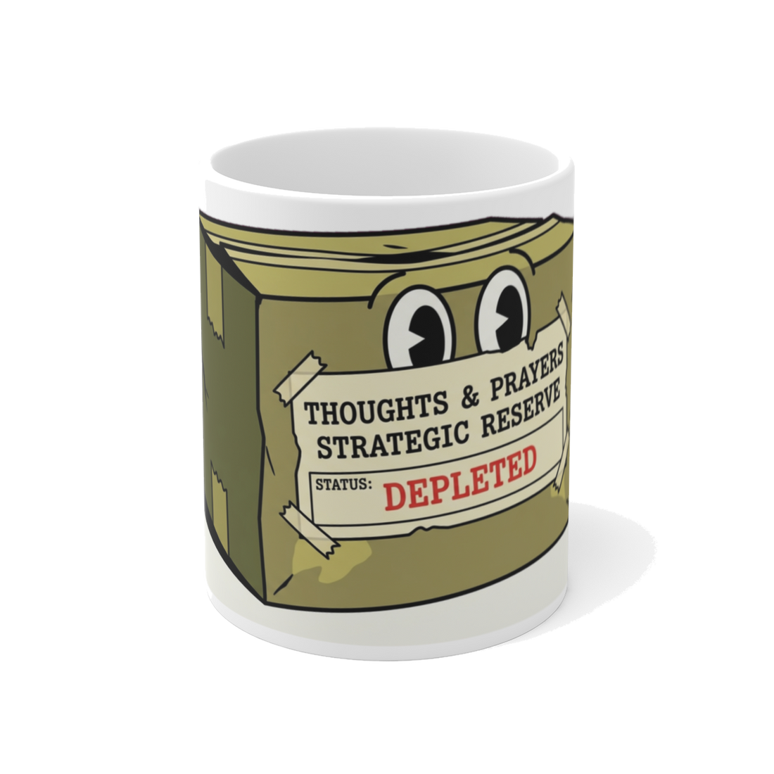 Strategic Reserve: Thoughts & Prayers Depleted Mug