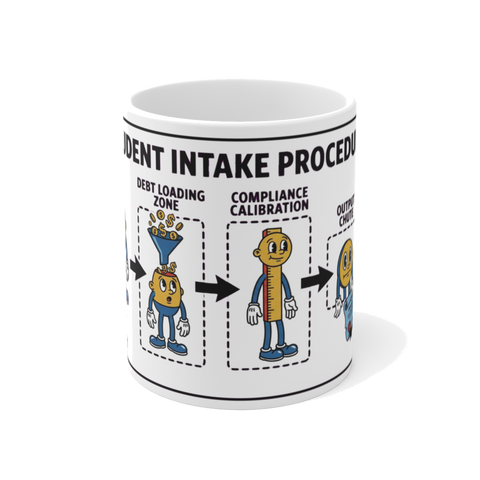 Student Intake Procedure — Funny College Debt Graduation Mug