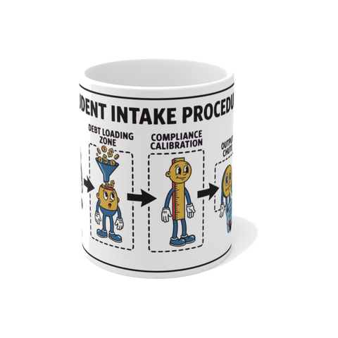 Student Intake Procedure — Funny College Debt Graduation Mug