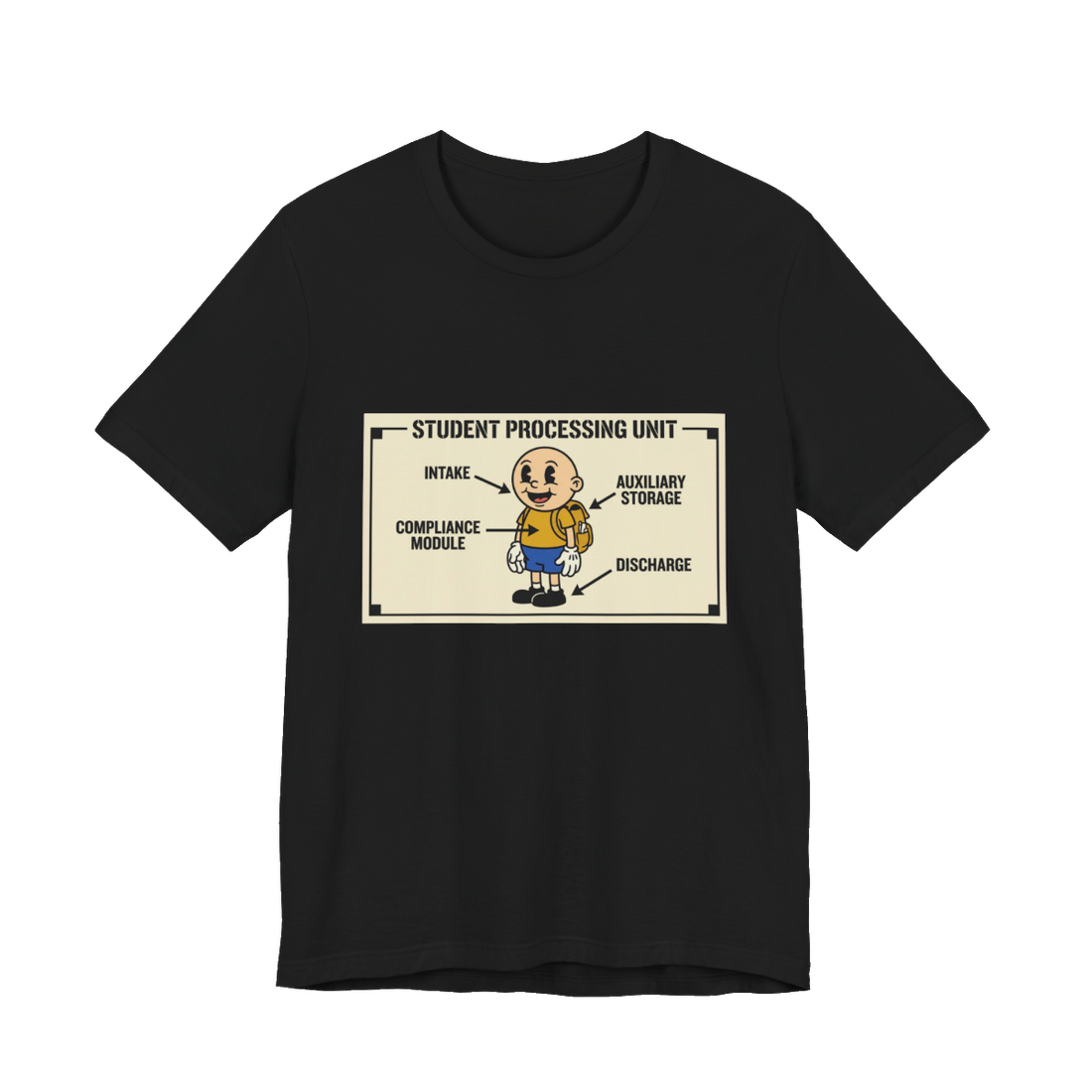 Student Processing Unit Shirt - Funny Dystopian Back to School Tee