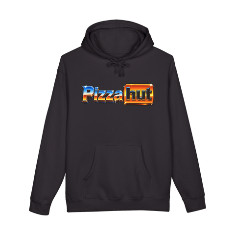 Stuffed Crust Hoodie — Pizza Hut Brand Parody Fast Food Internet — Black