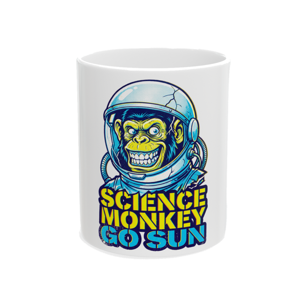 Super Science Go To Sun — Funny Bootleg Astronaut Mug