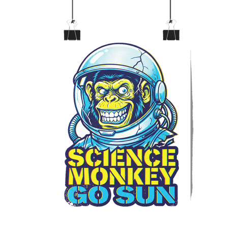Super Science Go To Sun — Poster