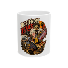 Support Local Texas Butchers Funny Horror Mug