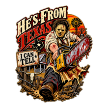 Support Local Texas Butchers Sticker — Funny Horror Parody