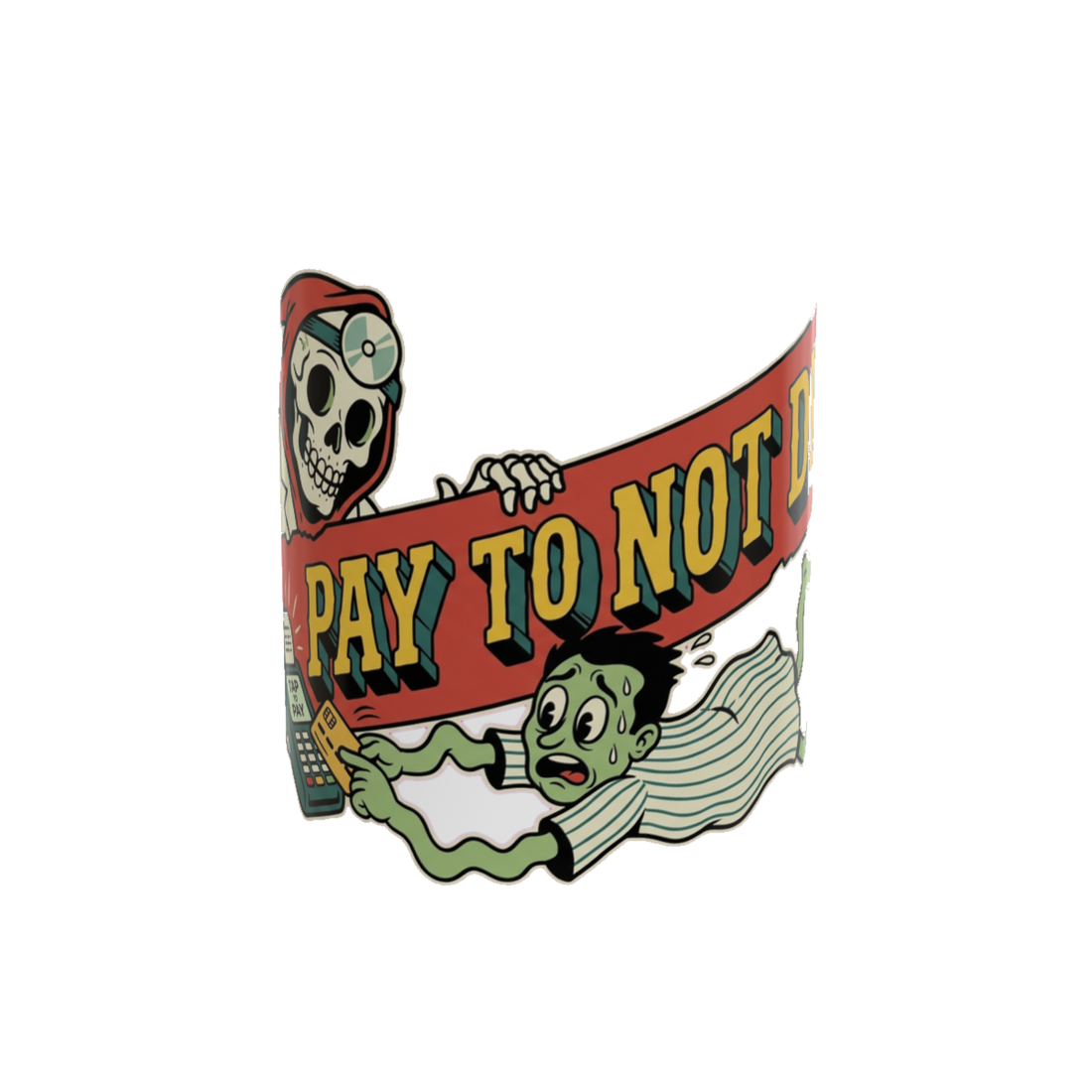 Tap To Continue Existing — Mug