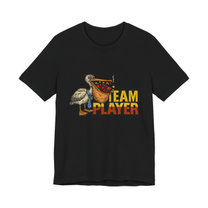 Team Player Smoking Pelican — Funny Corporate Burnout Tee