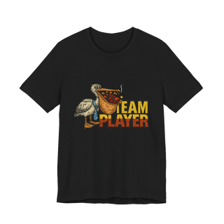 Team Player Smoking Pelican — Funny Corporate Burnout Tee