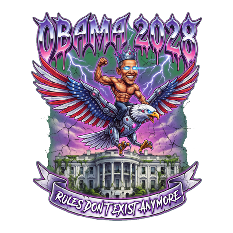 Term Limits Are For Mortals Sticker - Funny Political Eagle Gag — White