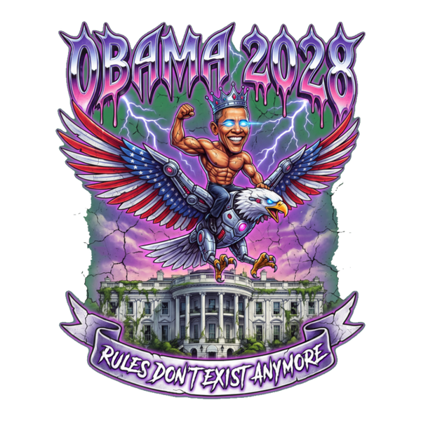 Term Limits Are For Mortals Sticker - Funny Political Eagle Gag — White