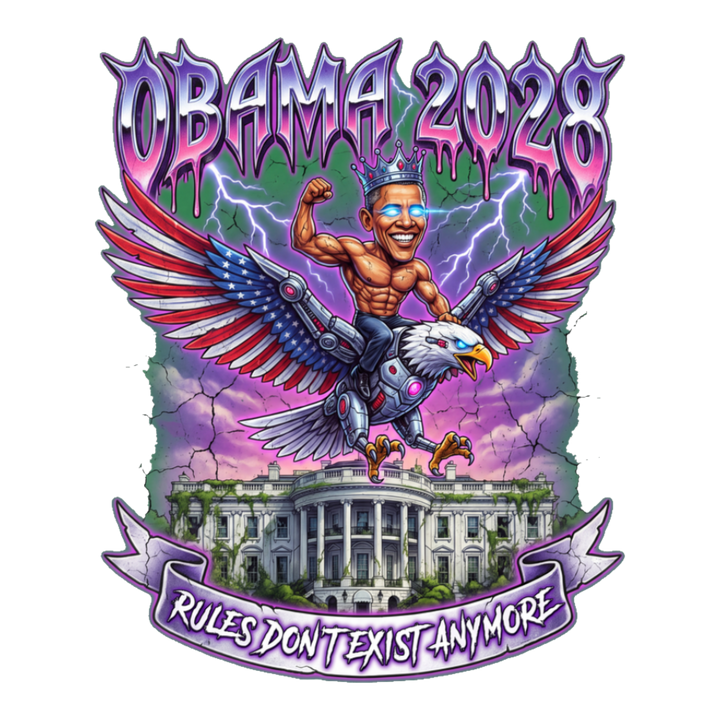 Term Limits Are For Mortals Sticker - Funny Political Eagle Gag — White