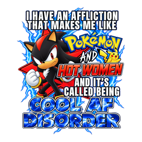 Terminal Cool AF Disorder edgy meme sticker featuring an ironic early 2000s forum aesthetic.