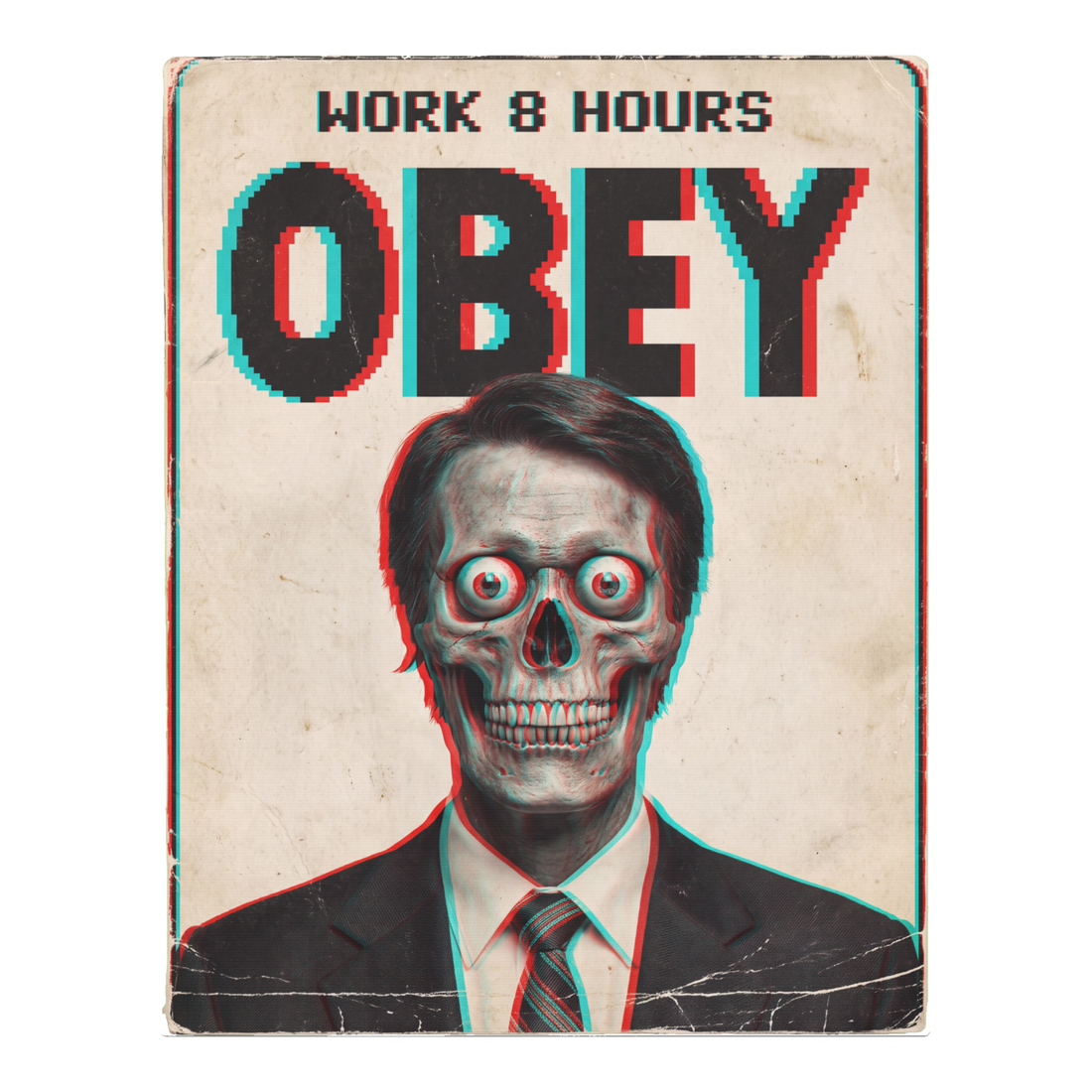 The Board Of Directors Wall Art — Sci-Fi Corporate Satire — 0.75''
