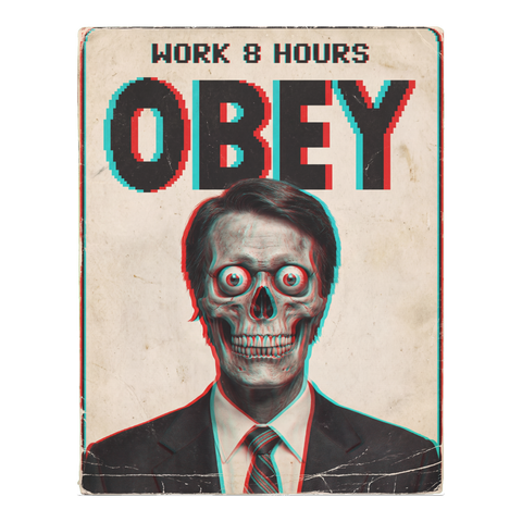 The Board Of Directors Wall Art — Sci-Fi Corporate Satire — 0.75''