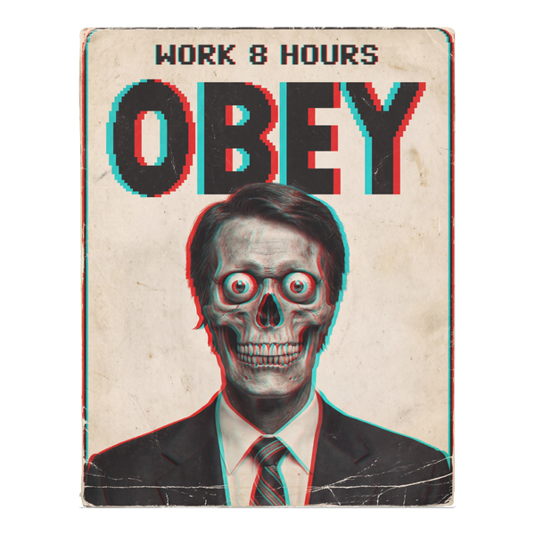The Board Of Directors Wall Art — Sci-Fi Corporate Satire — 0.75''