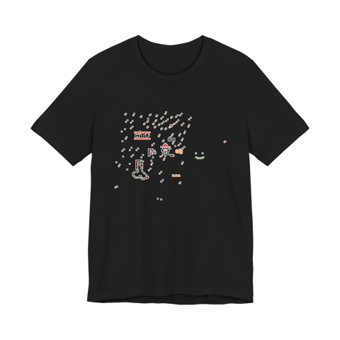 The Commission Season 2 Mural — Crowdsourced Art T-Shirt — Black