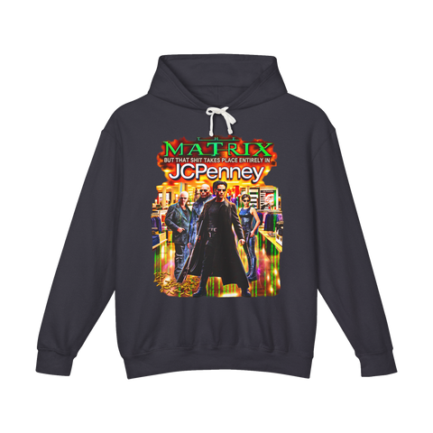 The Matrix But It Takes Place Entirely In JCPenney Hoodie — Retail — Black