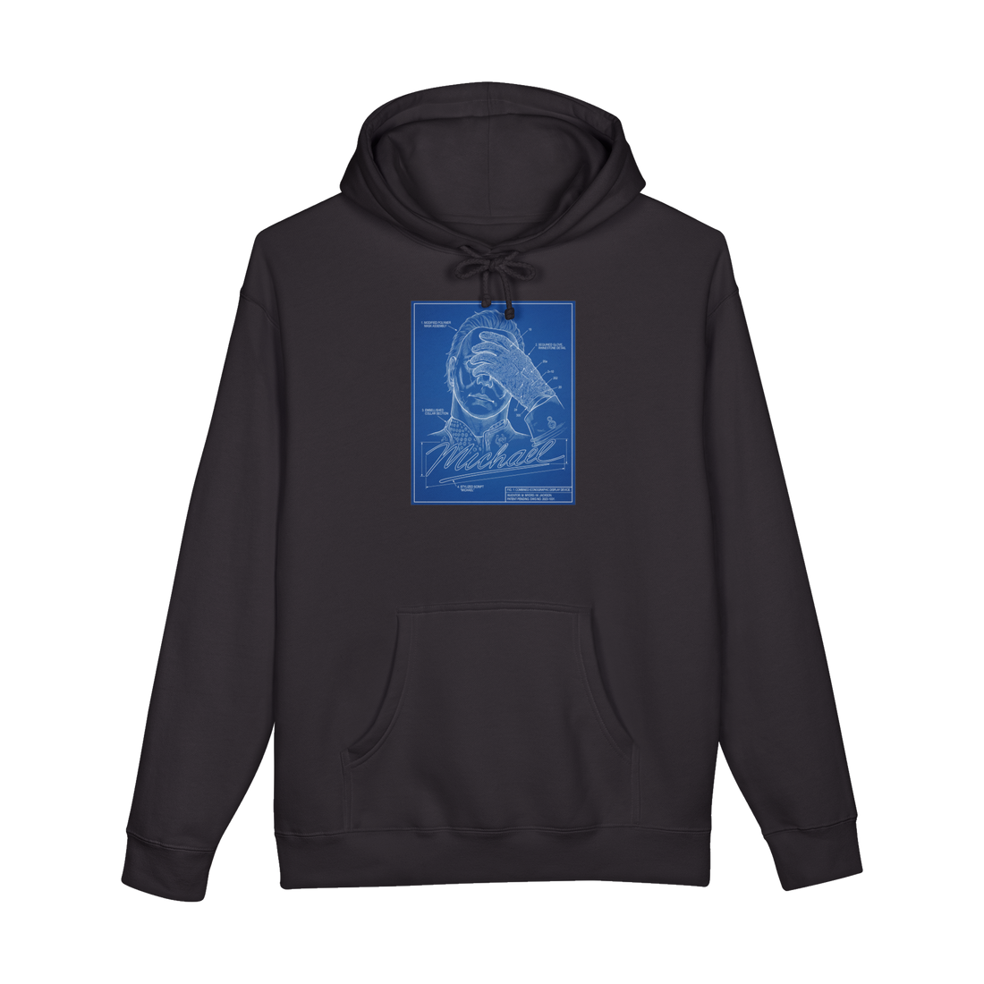 The Michael Blueprint — Hoodie — Black