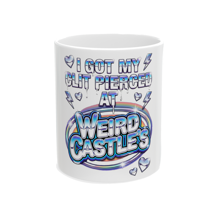 The Prince Albert Drive-Thru — Funny Y2K Piercing Mug