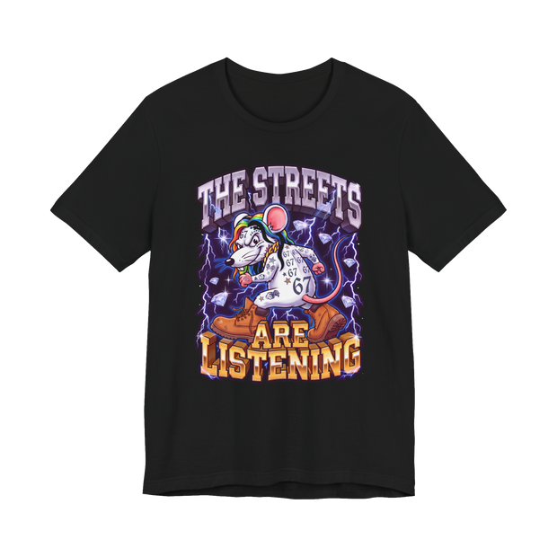 The Streets Are Listening — Retro Ear Mouse Shirt