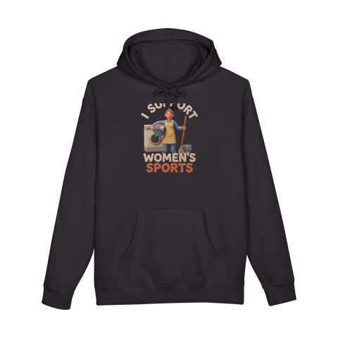The Unpaid Domestic Decathlon Hoodie — Funny Mom Household Chores — Black