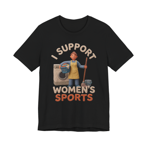 The Unpaid Domestic Decathlon Funny Chores Shirt — Black