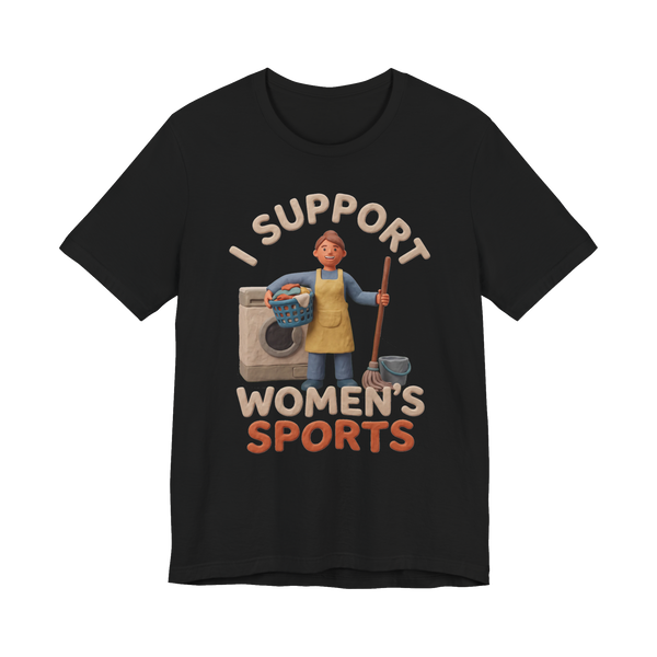 The Unpaid Domestic Decathlon Funny Chores Shirt — Black