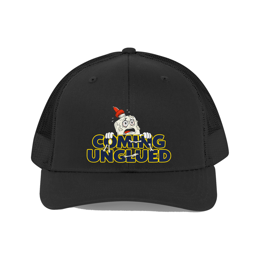 Total Structural Failure Hat — Funny Mental Breakdown Cap — Black