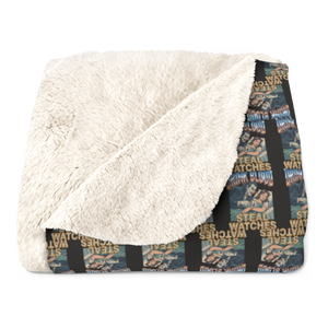 Transylvanian Lick Vampire Blanket — Funny Dracula Throw