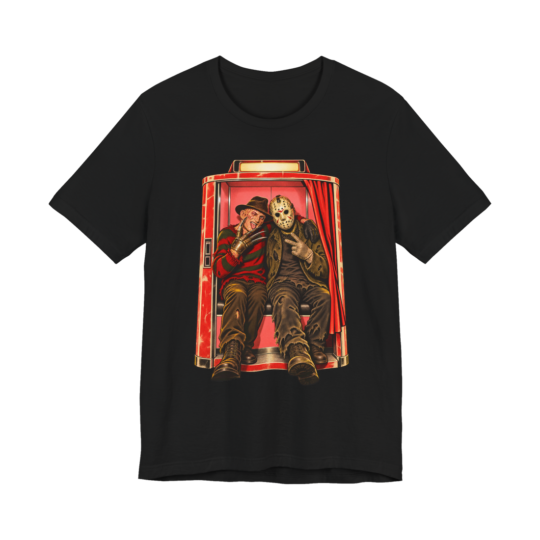 Trauma Bonding T-Shirt — Freddy Krueger Jason Voorhees Photobooth — Black