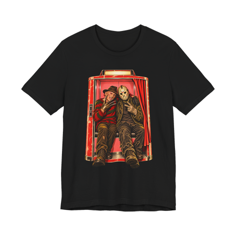 Trauma Bonding T-Shirt — Freddy Krueger Jason Voorhees Photobooth — Black