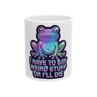 Unintelligible For My Own Safety — Funny Frog Mug
