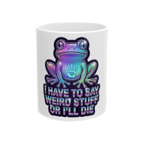 Unintelligible For My Own Safety — Funny Frog Mug