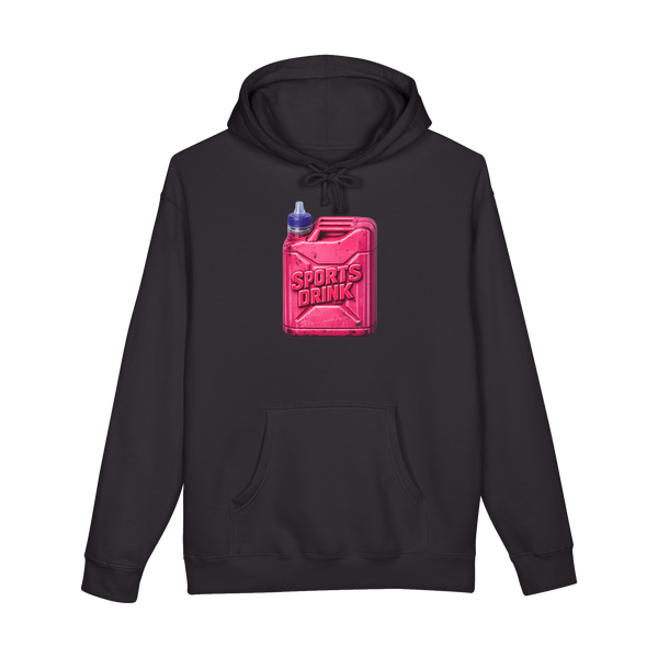 A hoodie with an Unleaded Electrolytes design for car enthusiasts