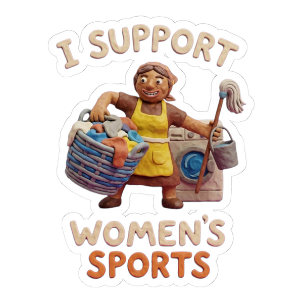 Unpaid Domestic Decathlon Sticker — Funny Chore Decal